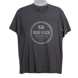 Adam Hill Bondi Beach Longboard Championships Australia Gray Tee Adult L